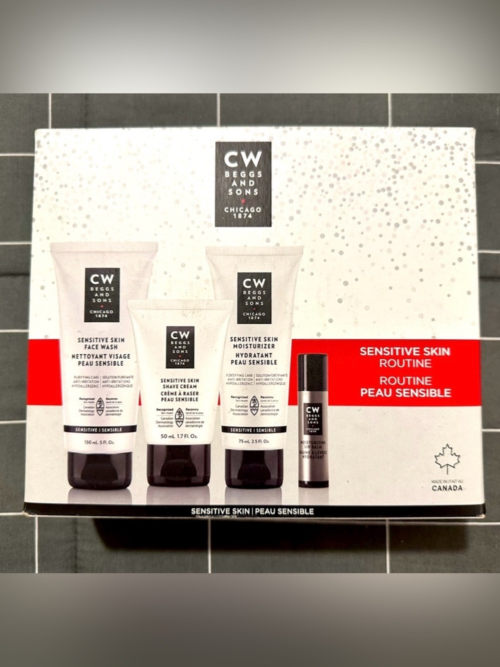 NEW - CW BEGGS & SONS SENSITIVE SKIN ROUTINE